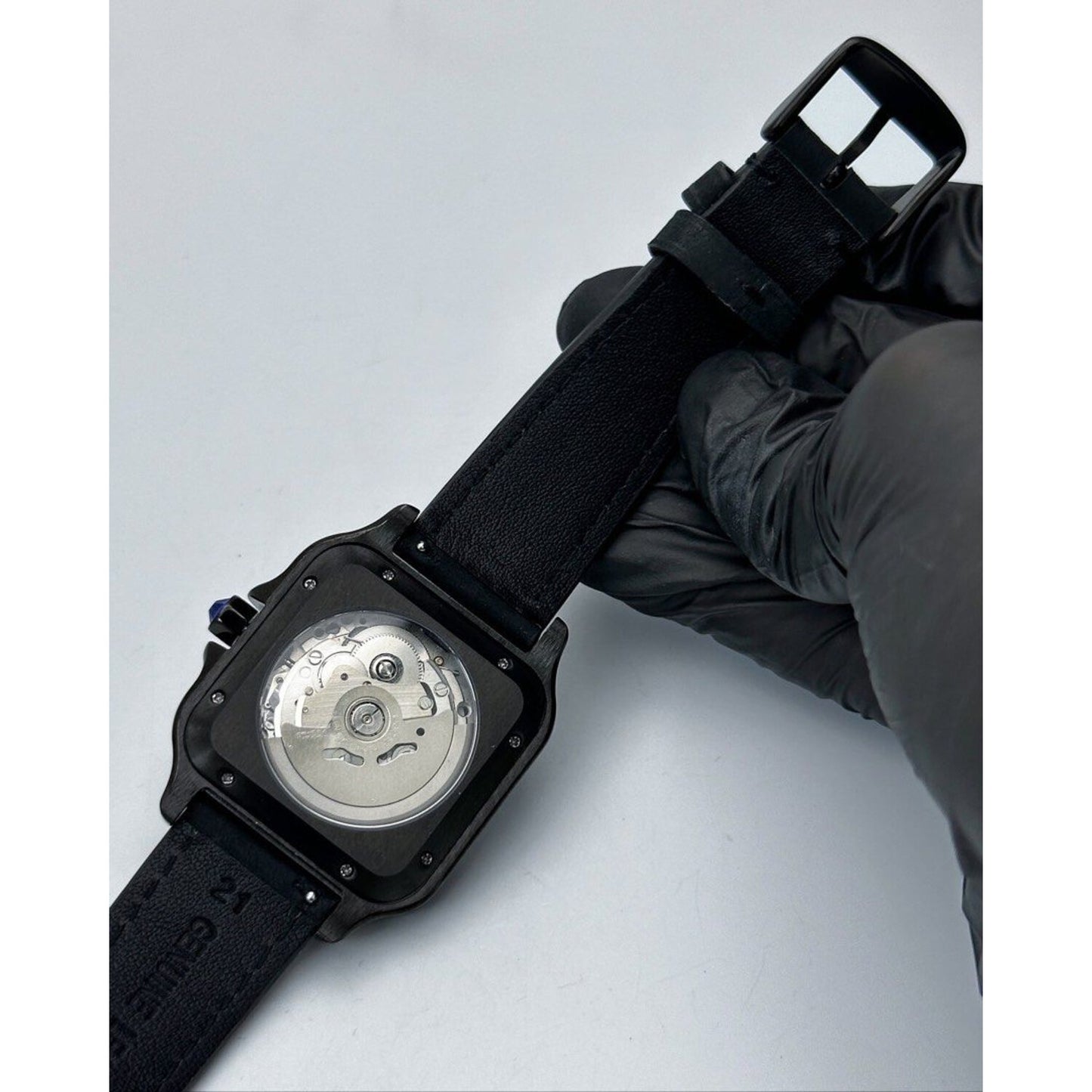 Seiko Mod: "Midnight Stealth" Santos Homage