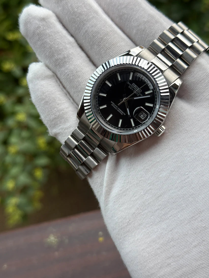 Seiko "Black Onyx" Day-Date Luxury