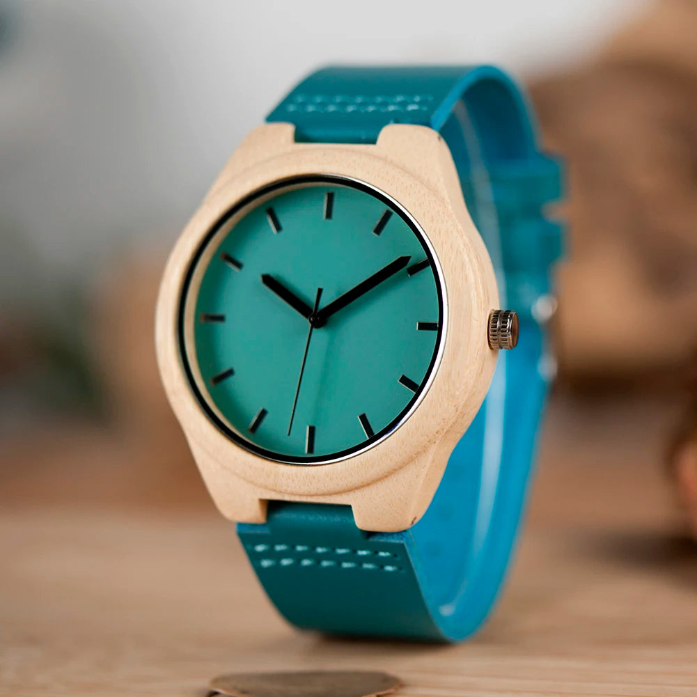 OEM Vintage Wood Watch Quartz Movement