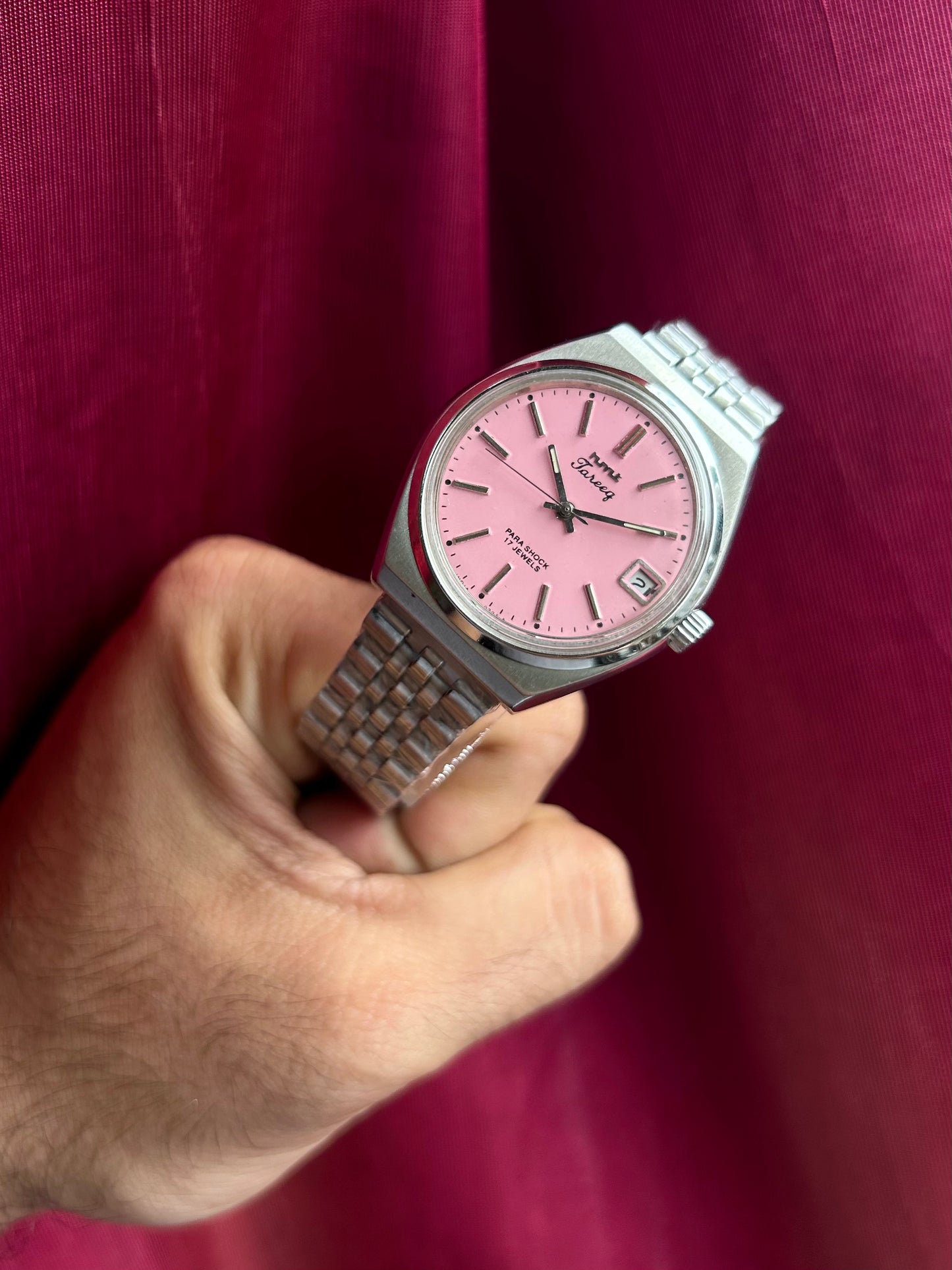 HMT Pink Tareeq Handwinding Mod
