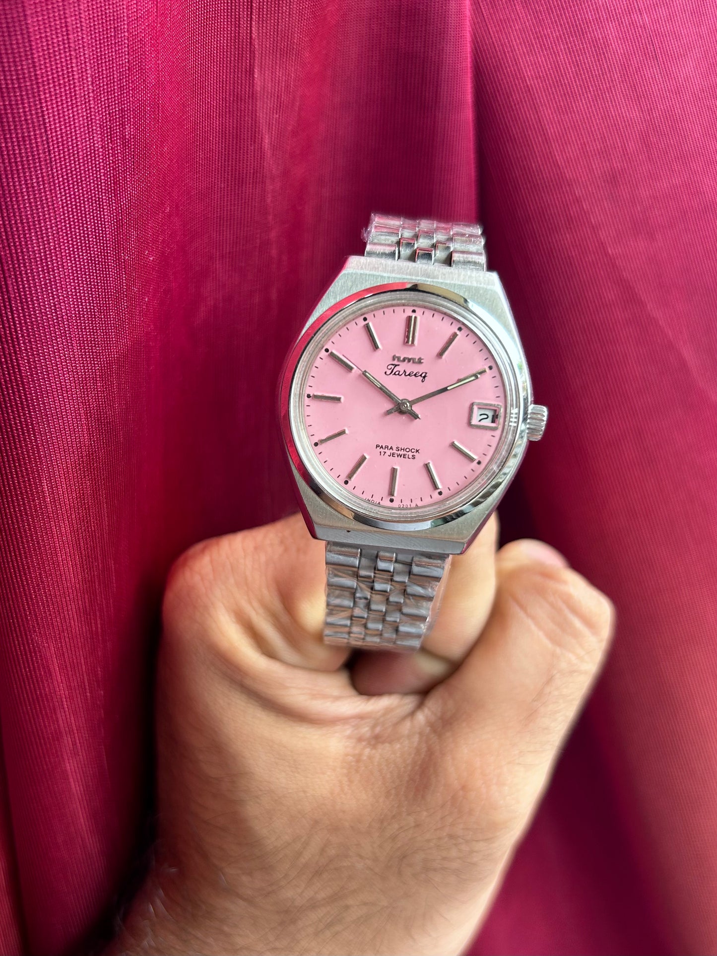 HMT Pink Tareeq Handwinding Mod