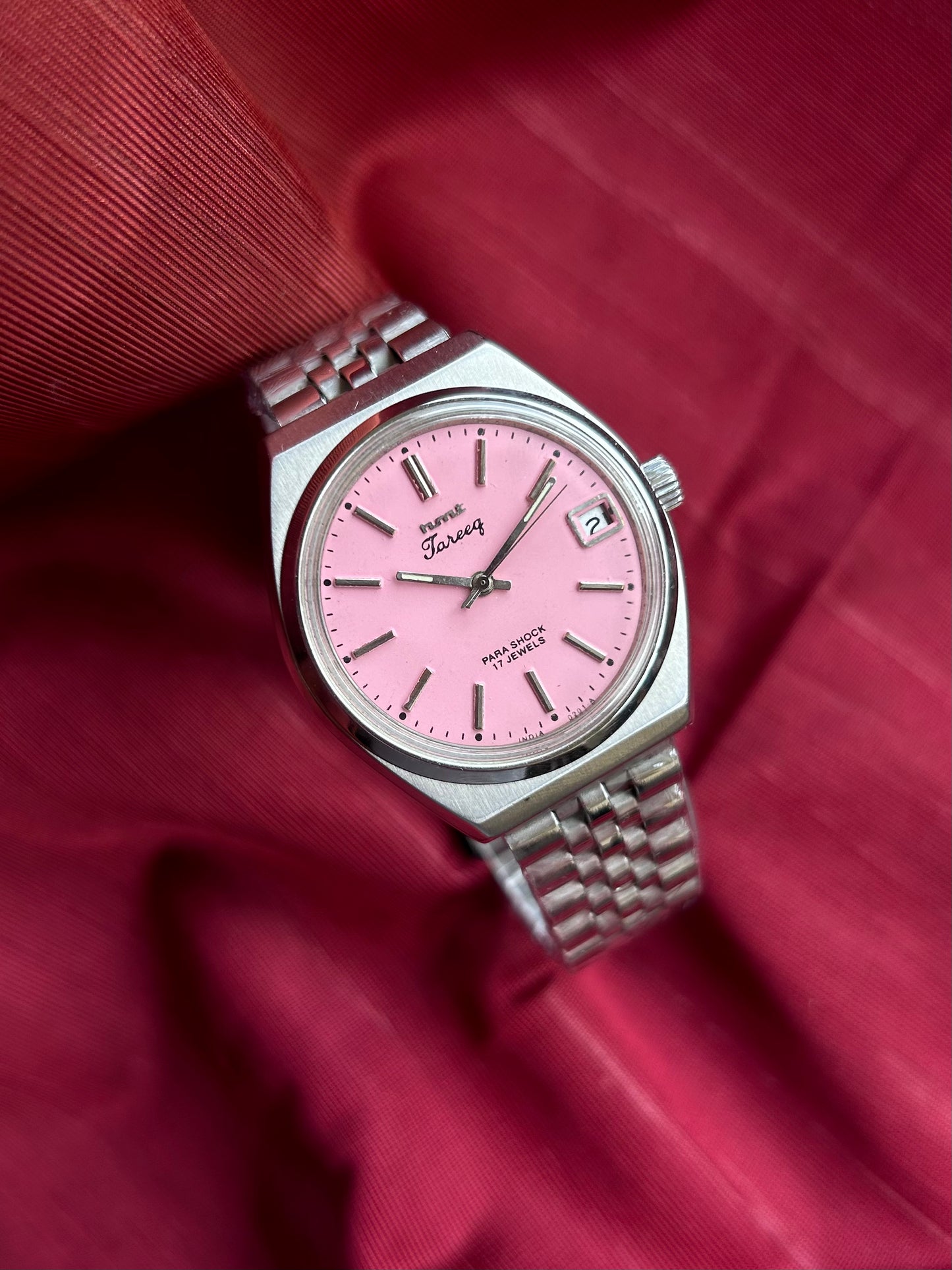 HMT Pink Tareeq Handwinding Mod