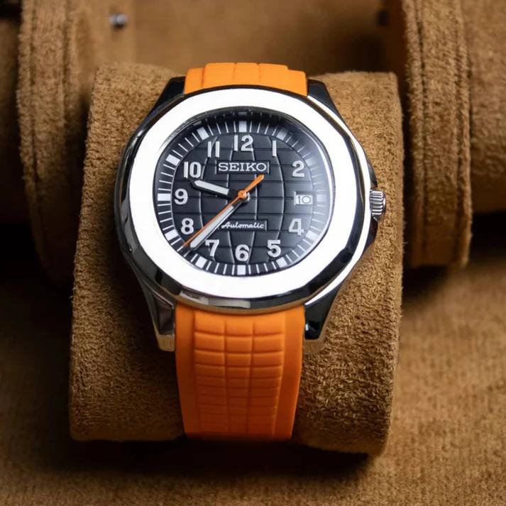 Seiko Aquanaut Custom Mod | Orange