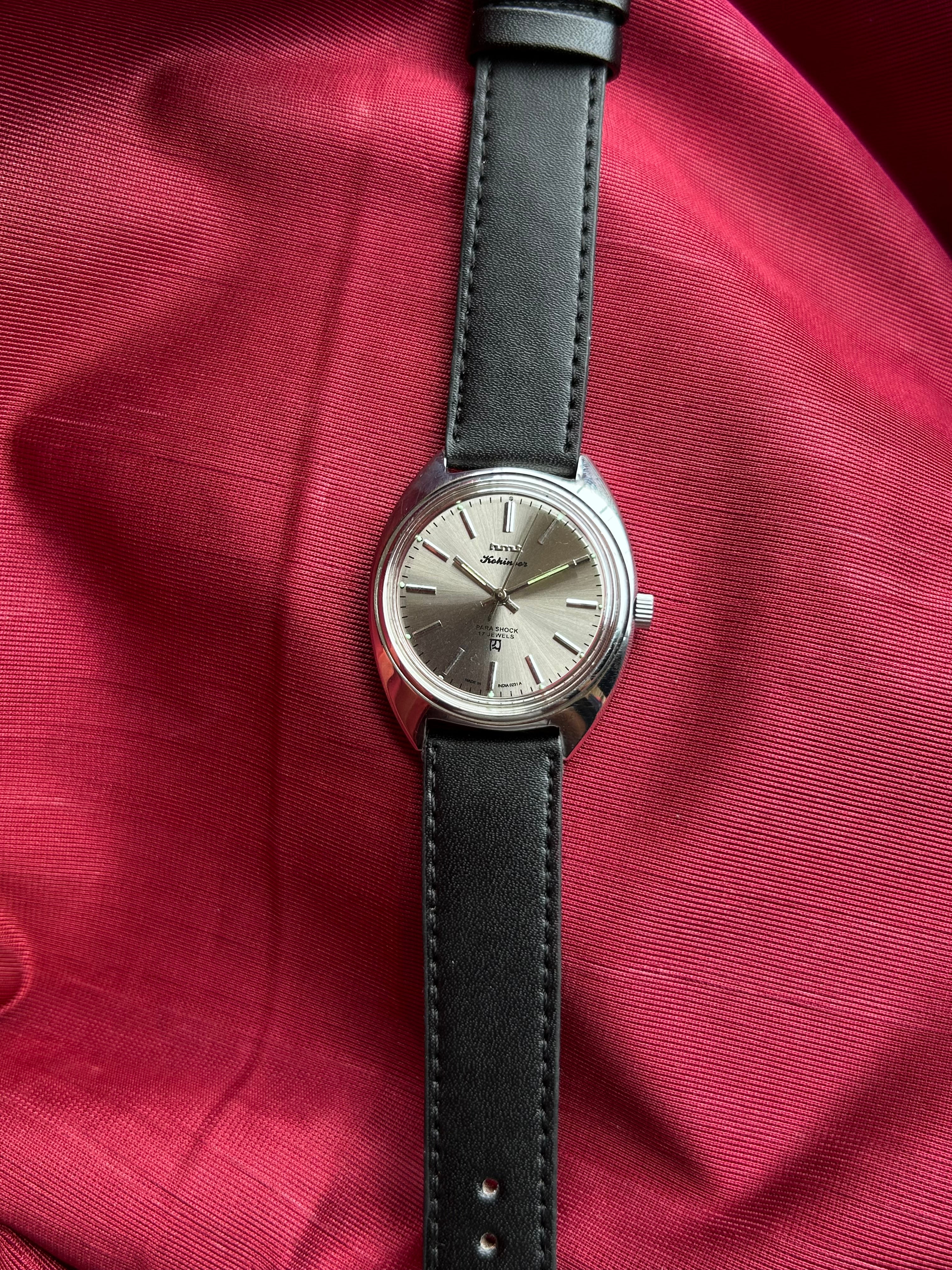 HMT Kohinoor Silver Sunburst