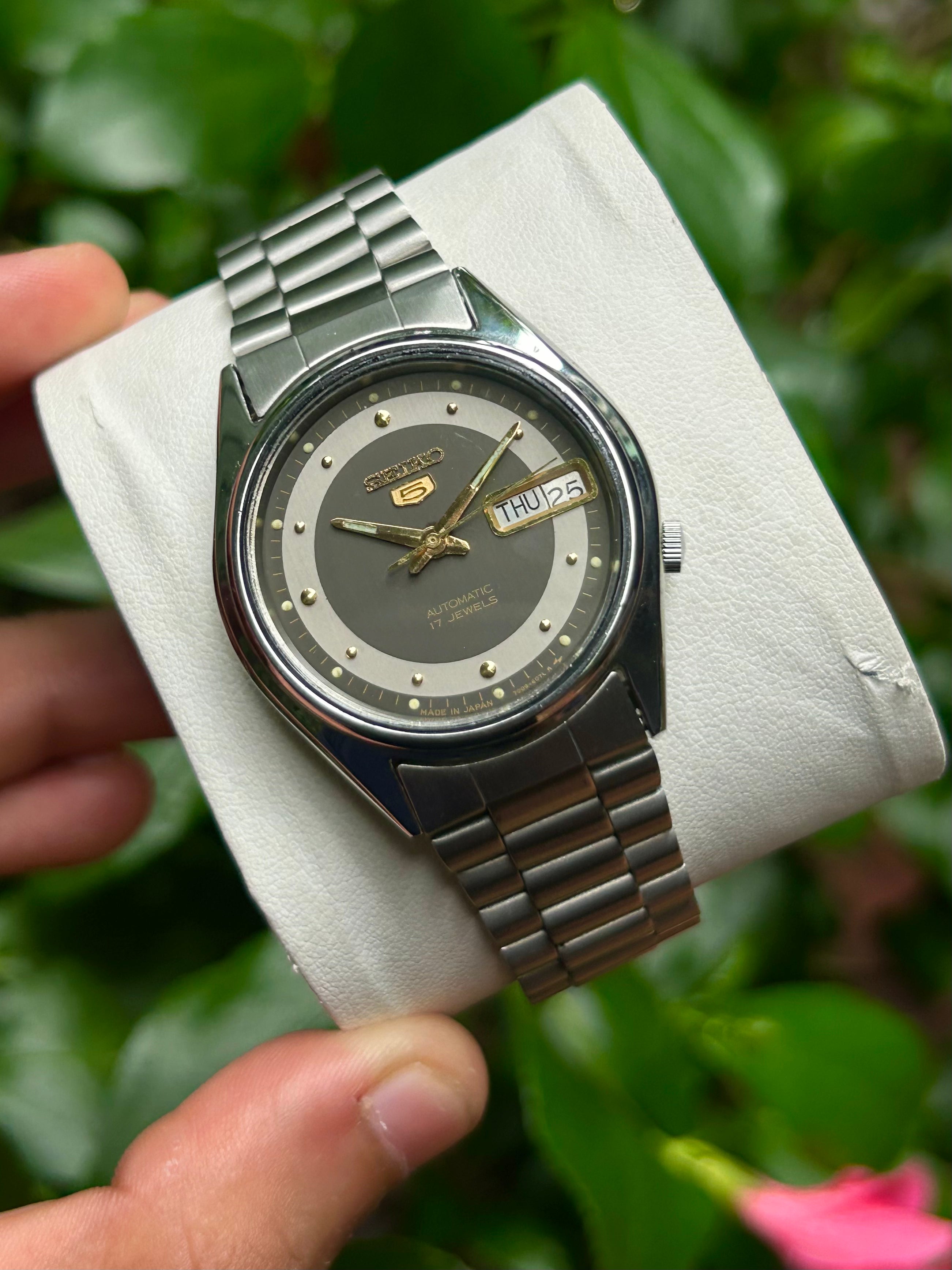 Seiko 5 1988 Motif Dial - Automatic Vintage Watch (Pre Owned 