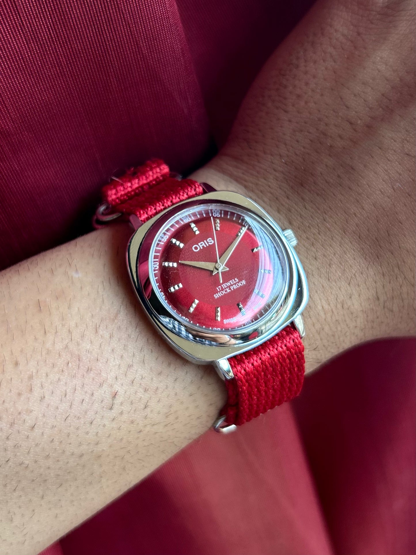 Oris Panerai Hand Winding - RED SUNBURST