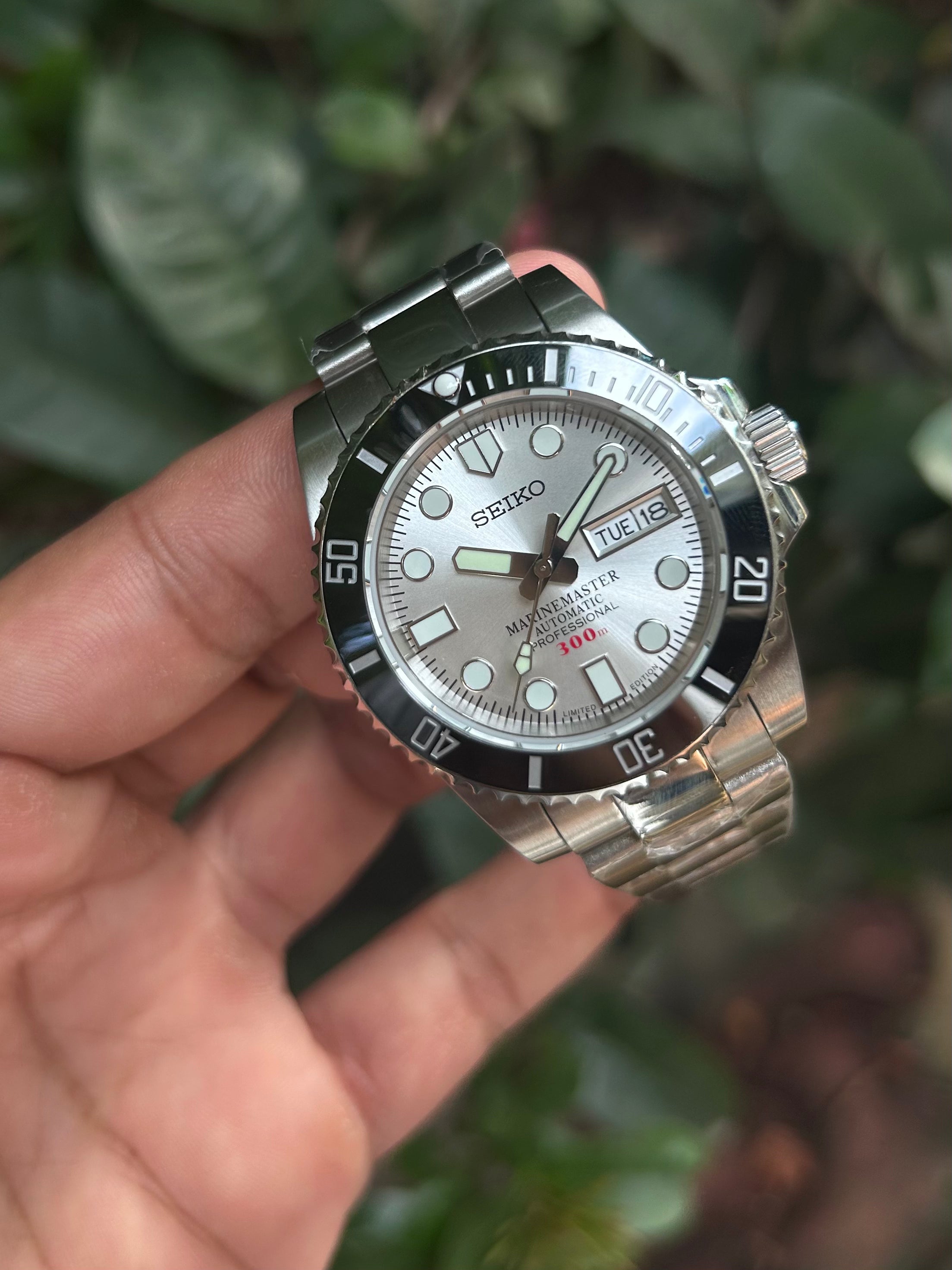 Seiko MarineMaster 300'm Homage Mod Watch