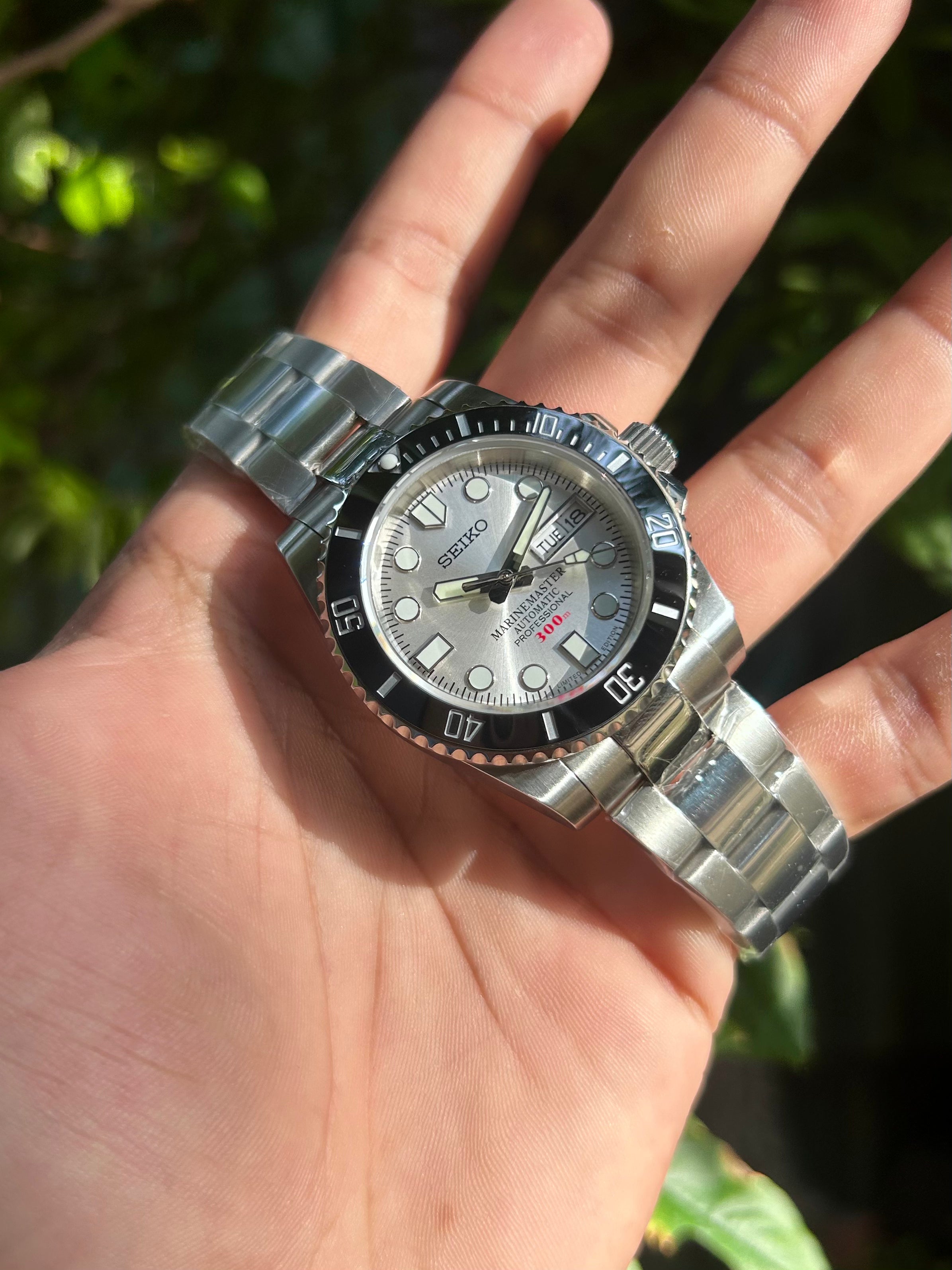 Seiko MarineMaster 300'm Homage Mod Watch