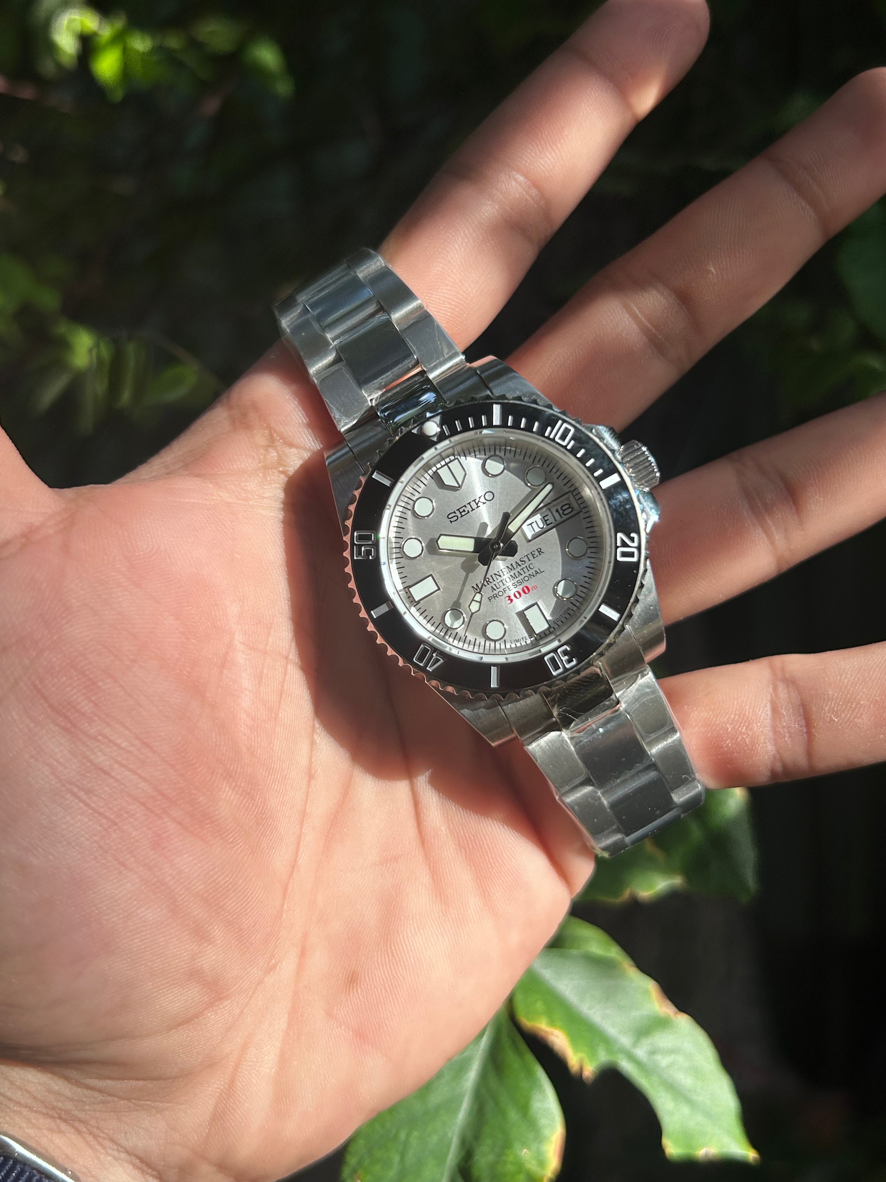 Seiko MarineMaster 300'm Homage Mod Watch