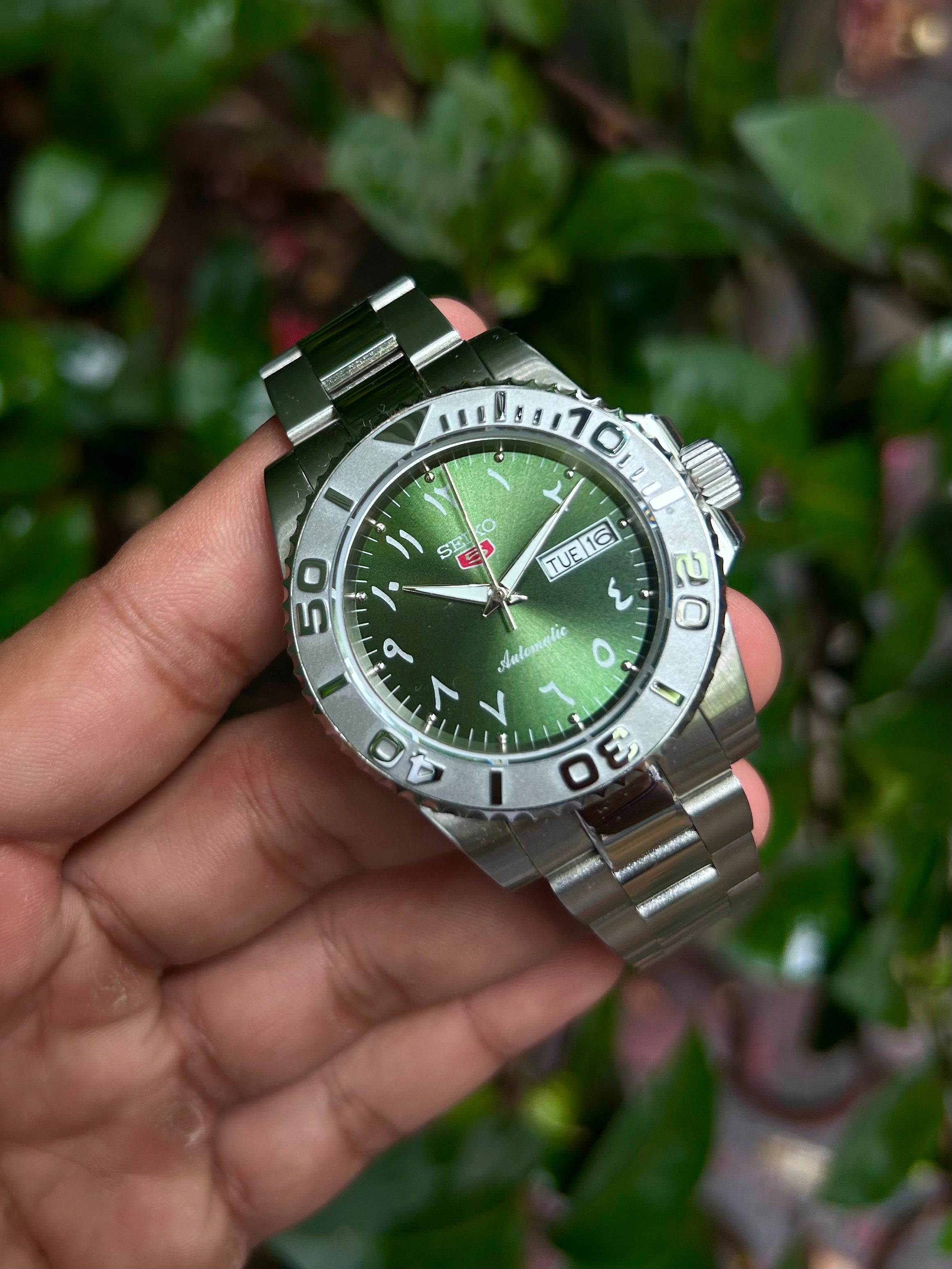 Seiko Arabic Green Lizard YachtMaster