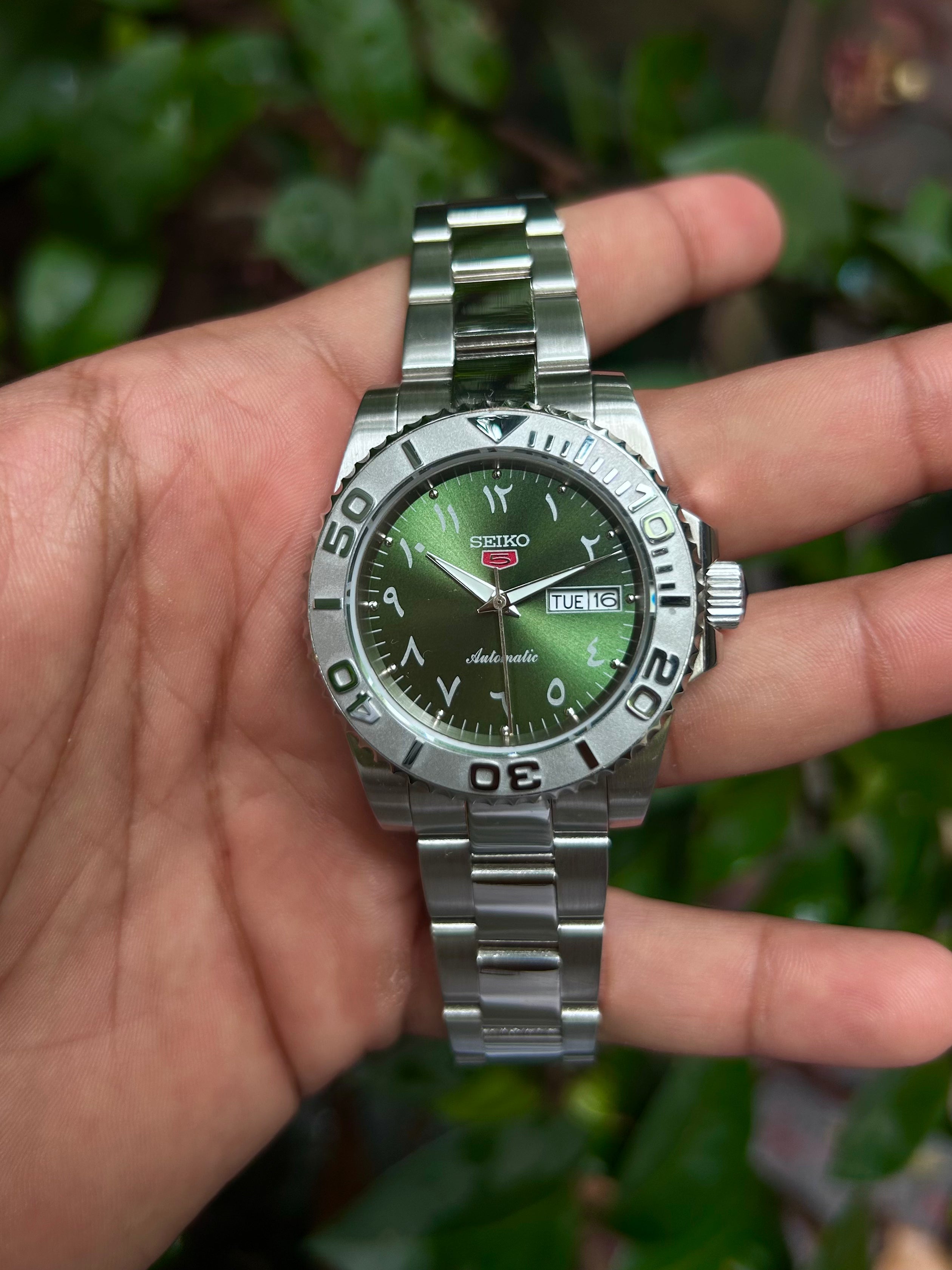 Seiko Arabic Green Lizard YachtMaster
