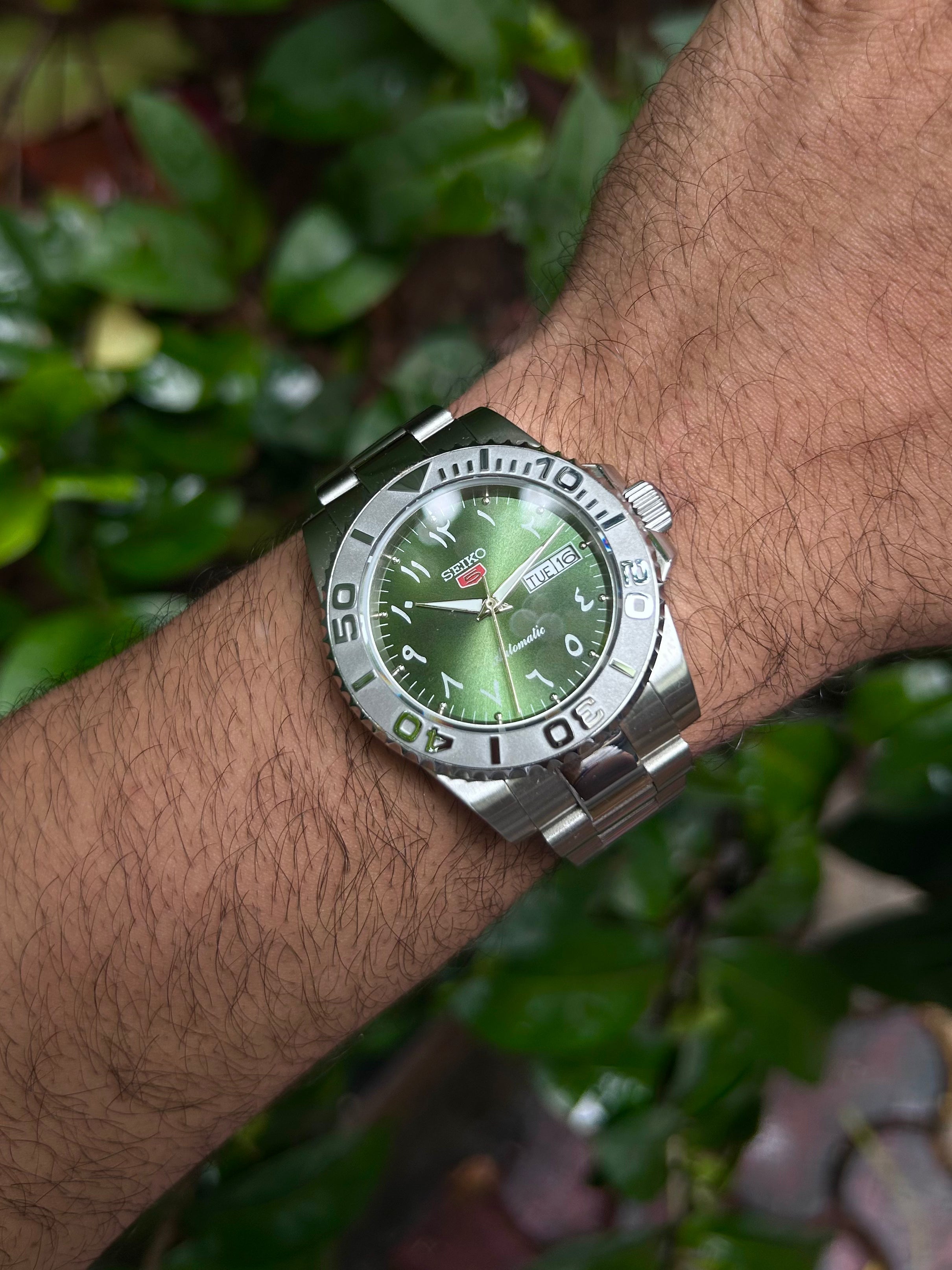 Seiko Arabic Green Lizard YachtMaster