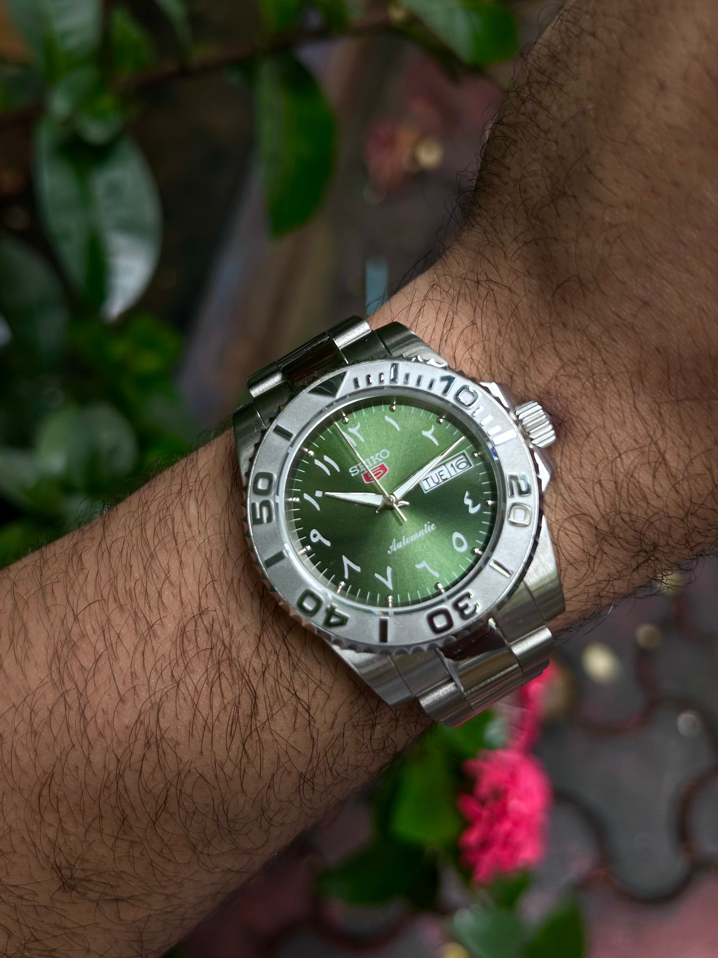 Seiko Arabic Green Lizard YachtMaster
