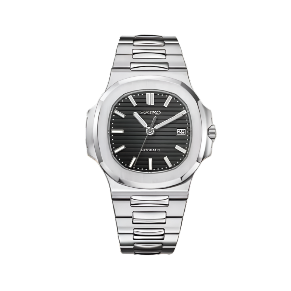 Seiko Nautilus Black Homage Mod