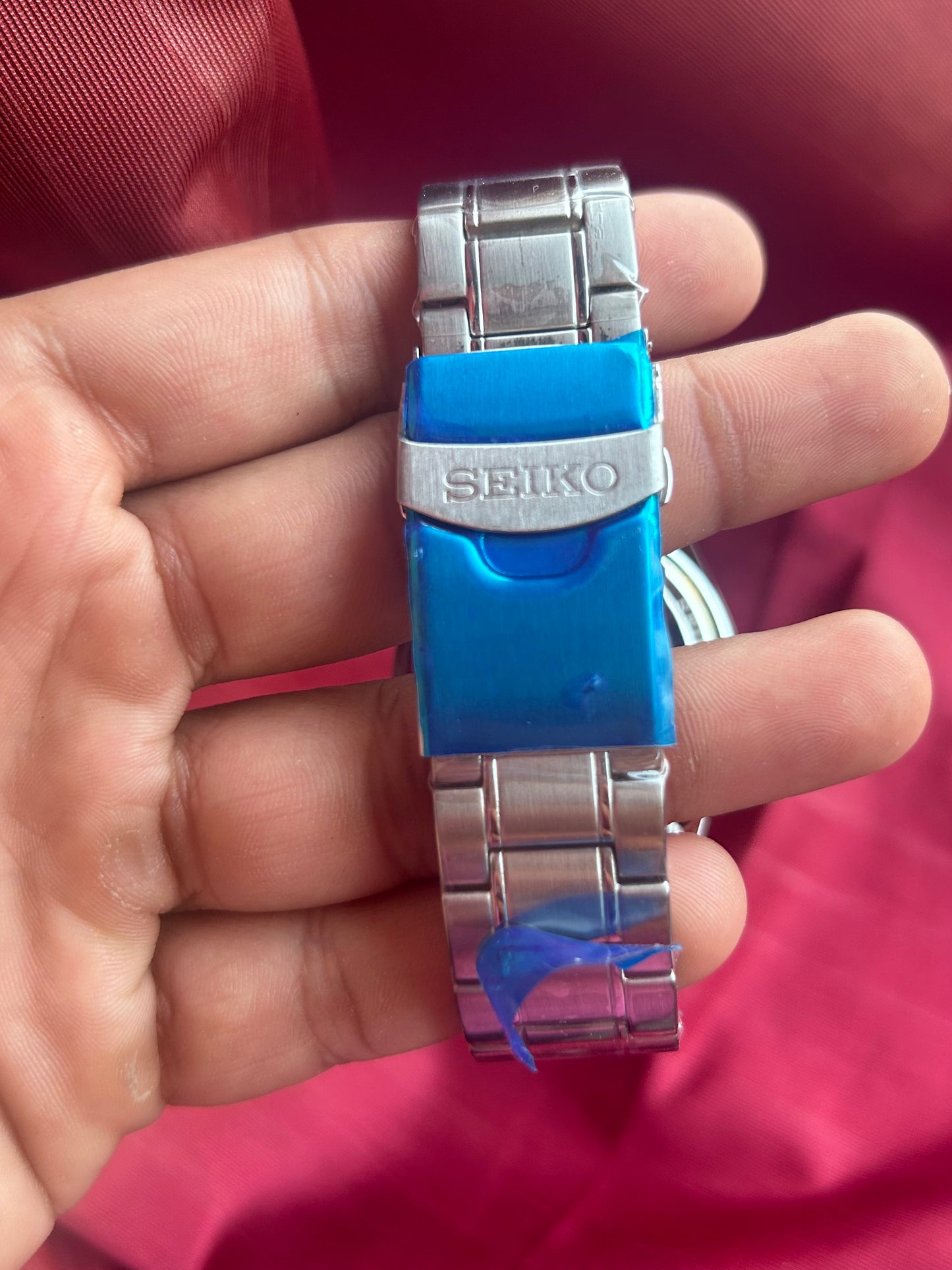 Seiko 5 Blue Sports Automatic Homage Mod