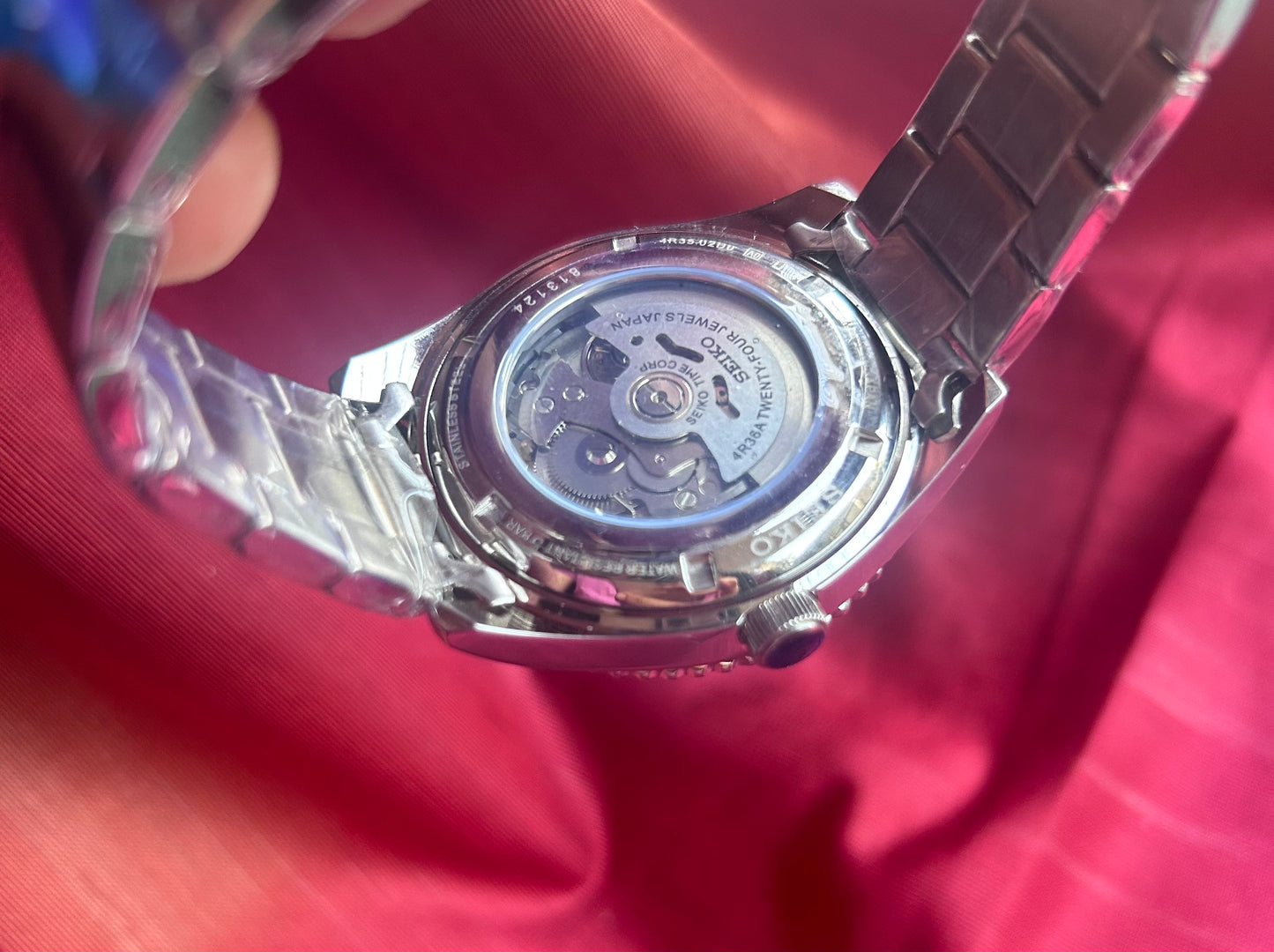 Seiko 5 Blue Sports Automatic Homage Mod