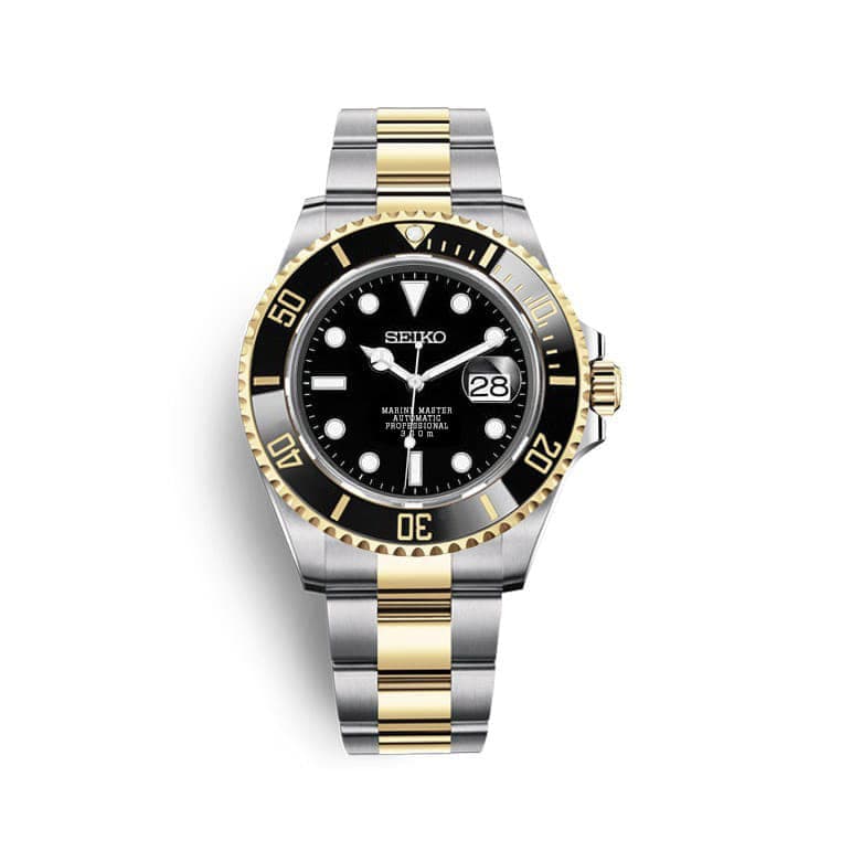 Seiko Black Royal Submariner Homage
