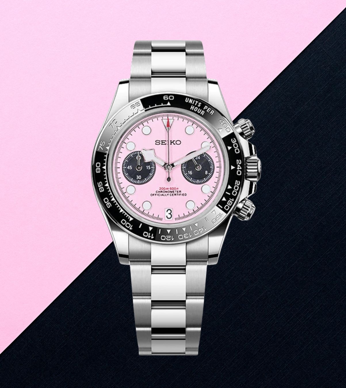 Seiko "Miami Pink" Chrono Edition