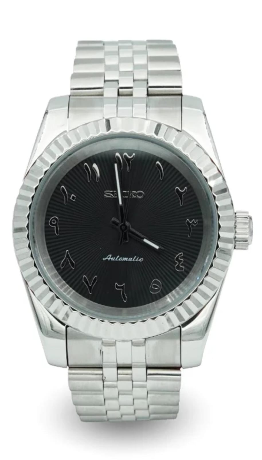 Seiko Datejust Black Textured Arabic Dial