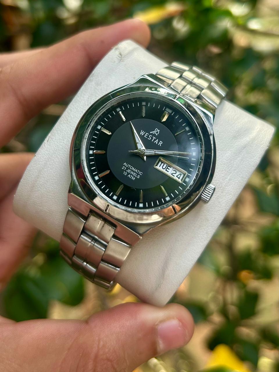 Westar Vintage Automatic Day-Date Watch