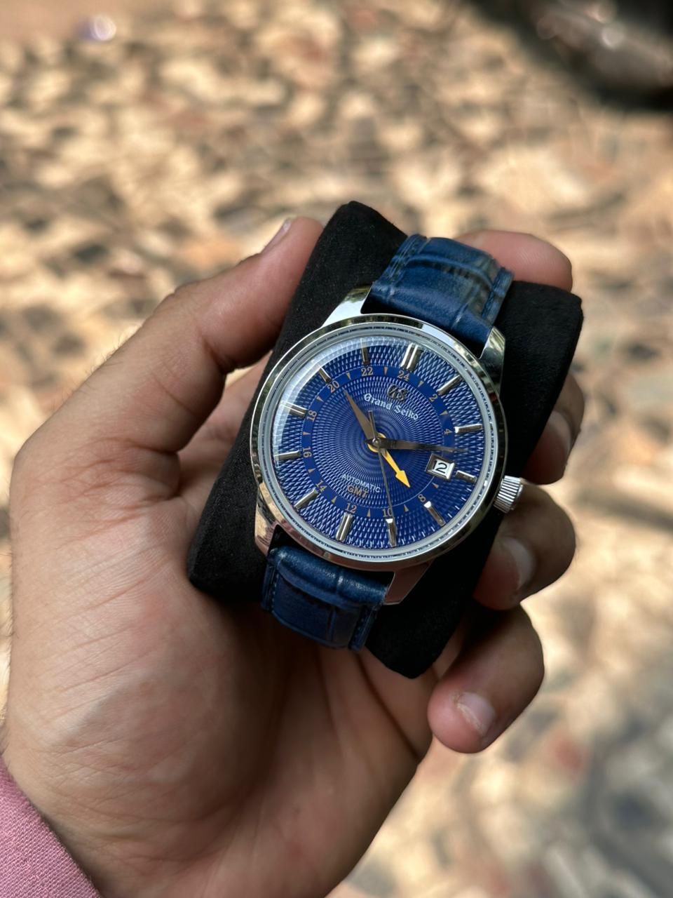 Grand Seiko Automatic GMT Blue Dial Watch