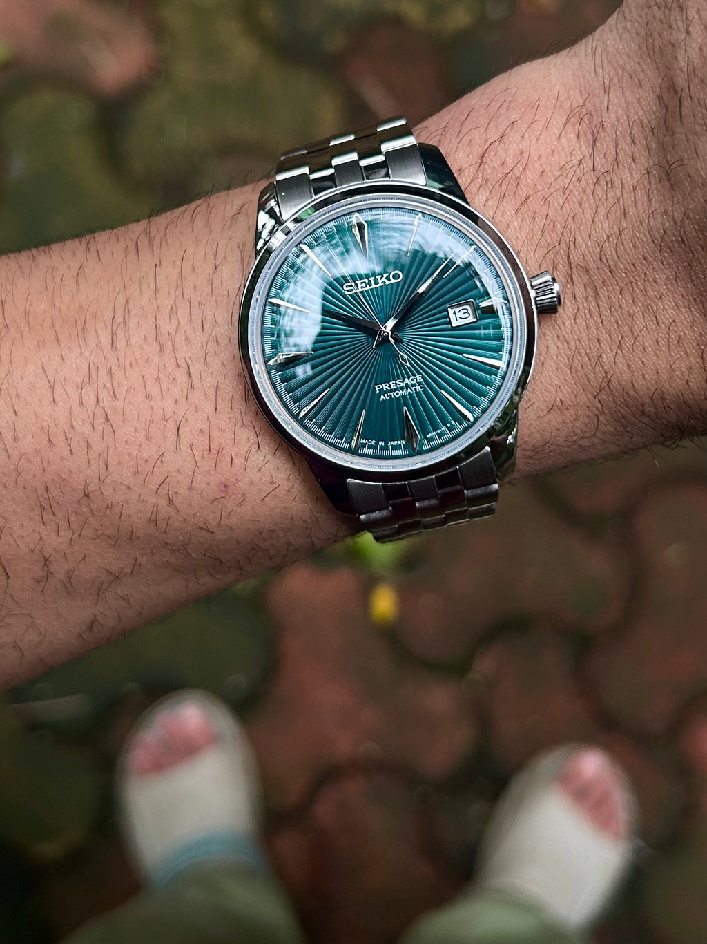 Seiko Presage Cocktail – Green Sunray Custom Mod