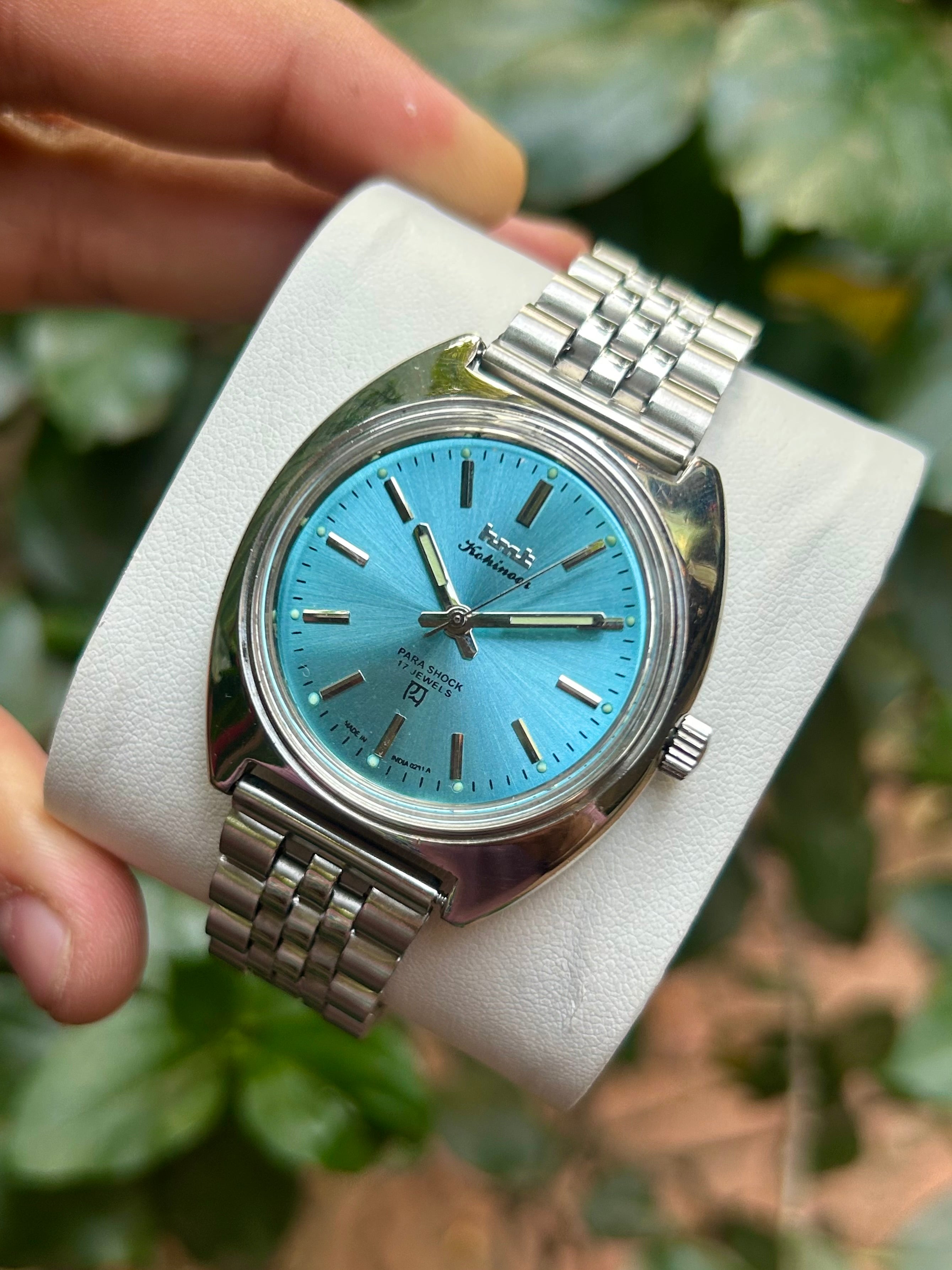 HMT Kohinoor IceBlue Sunburst Mod