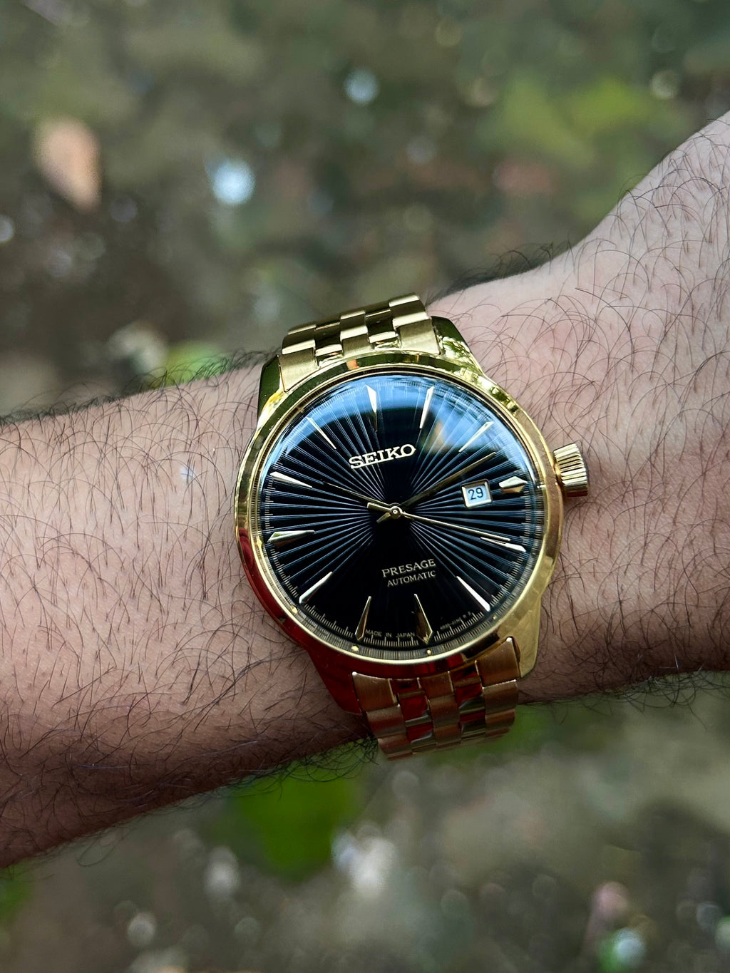 Seiko Presage Black Cocktail Automatic Mod