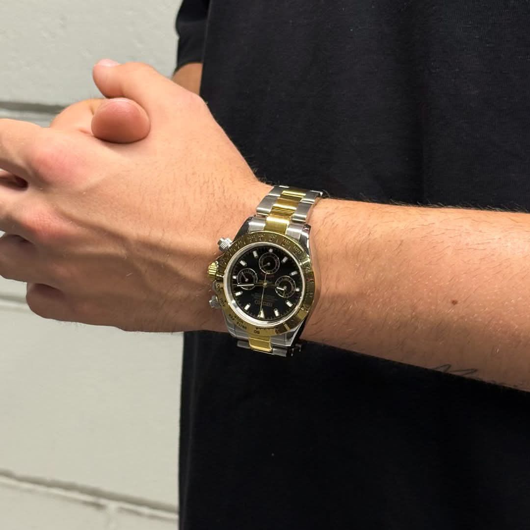 Seiko "Daytona" Two-Tone Gold & Black Edition