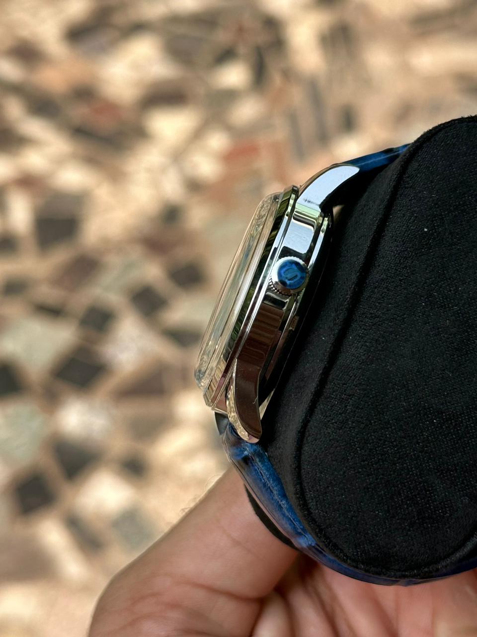 Grand Seiko Automatic GMT Blue Dial Watch