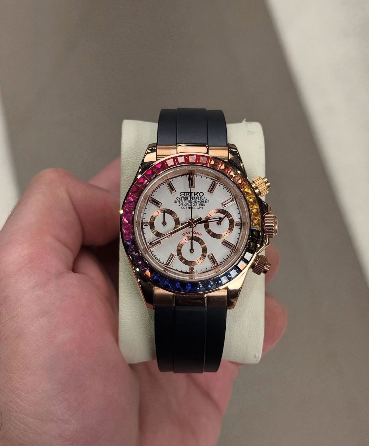 Seiko "Seitona Rainbow" Rose Gold Edition