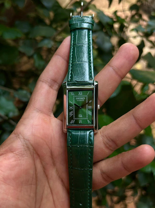 Seiko Slim Quartz "Emerald Tank" Edition