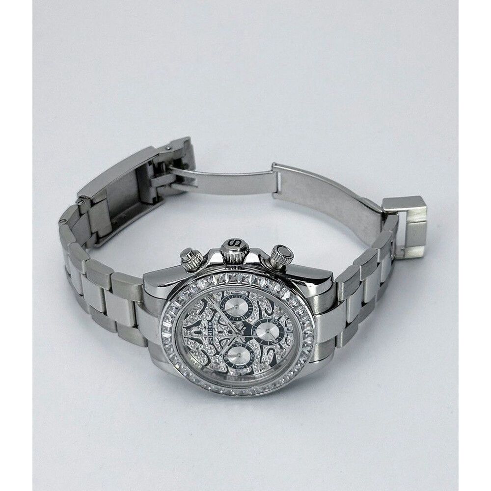 Seiko "Eyes Of Tiger" Iced-Out Limited Edition