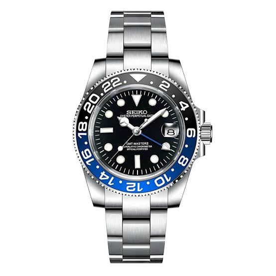 Special Seiko  Batman GMT Automatic Homage