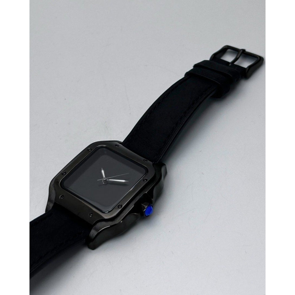 Seiko Mod: "Midnight Stealth" Santos Homage