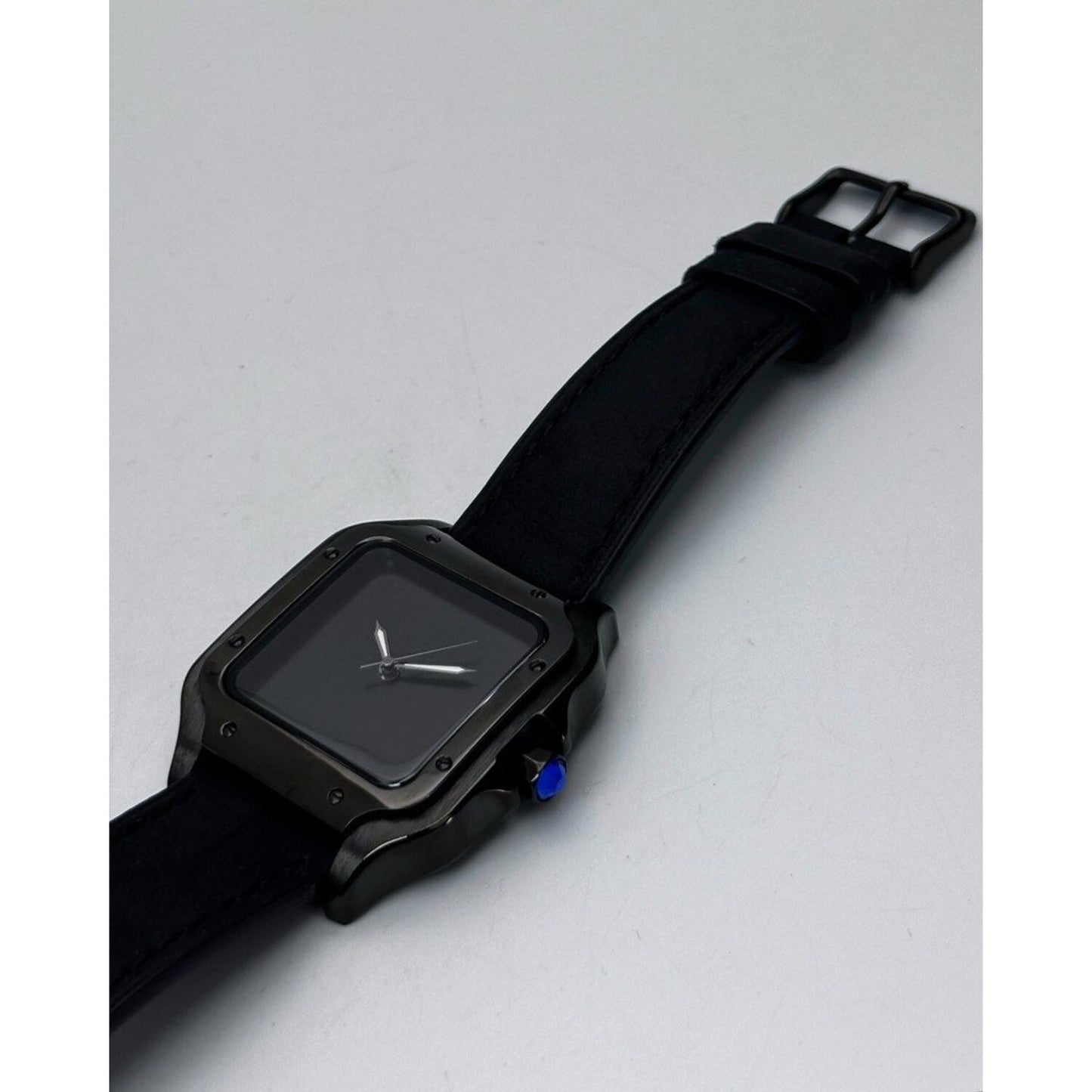 Seiko Mod: "Midnight Stealth" Santos Homage