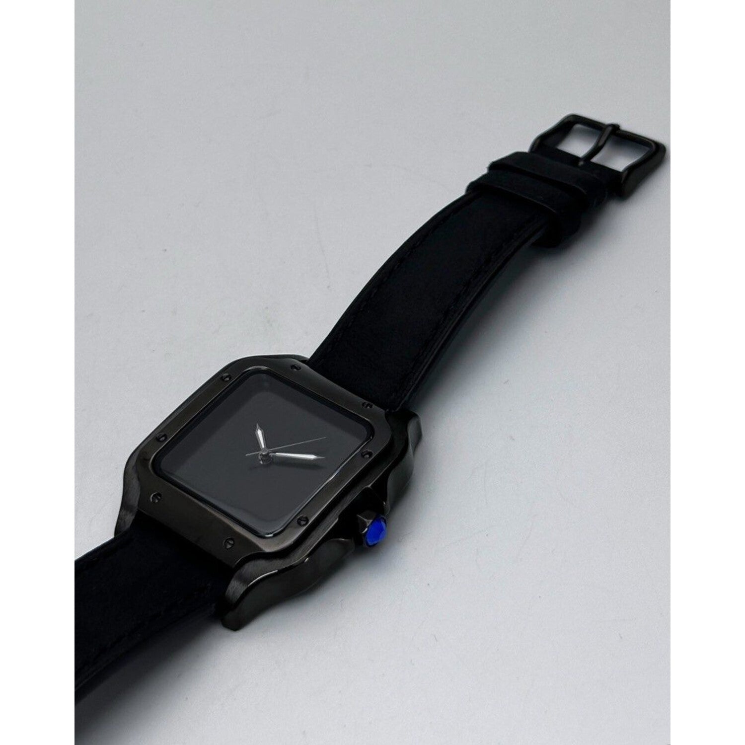 Seiko Mod: "Midnight Stealth" Santos Homage