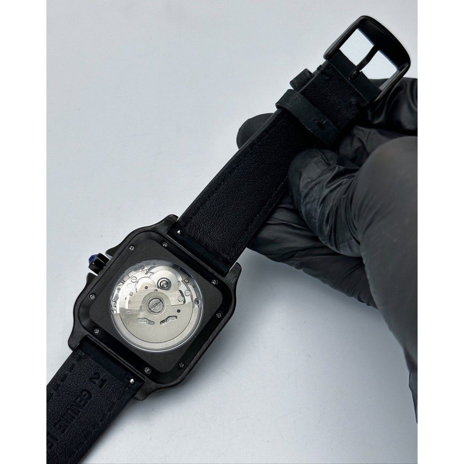 Seiko Mod: "Midnight Stealth" Santos Homage