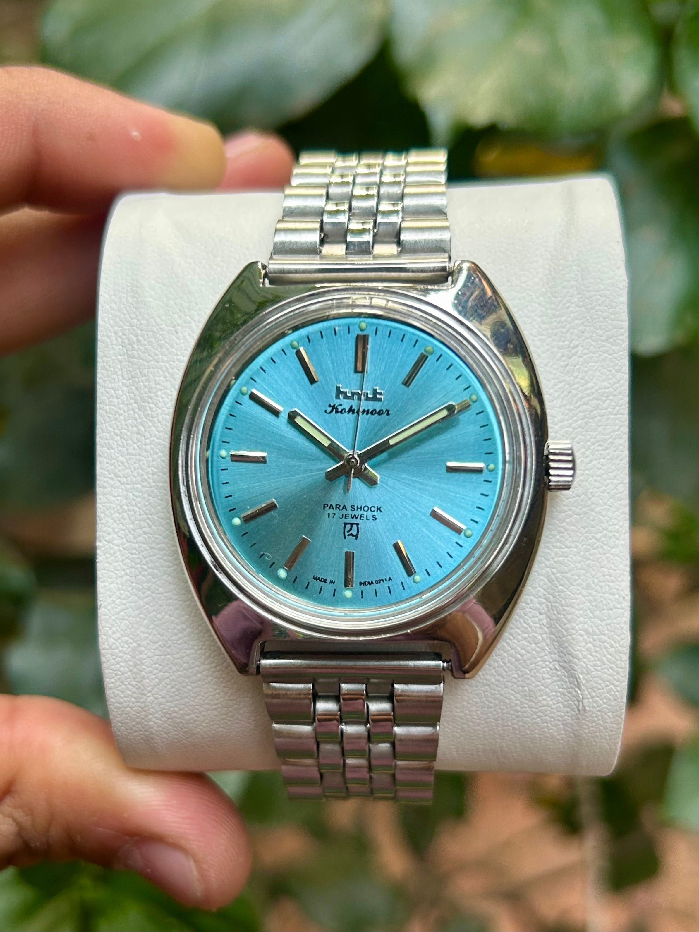 HMT Kohinoor IceBlue Sunburst Mod