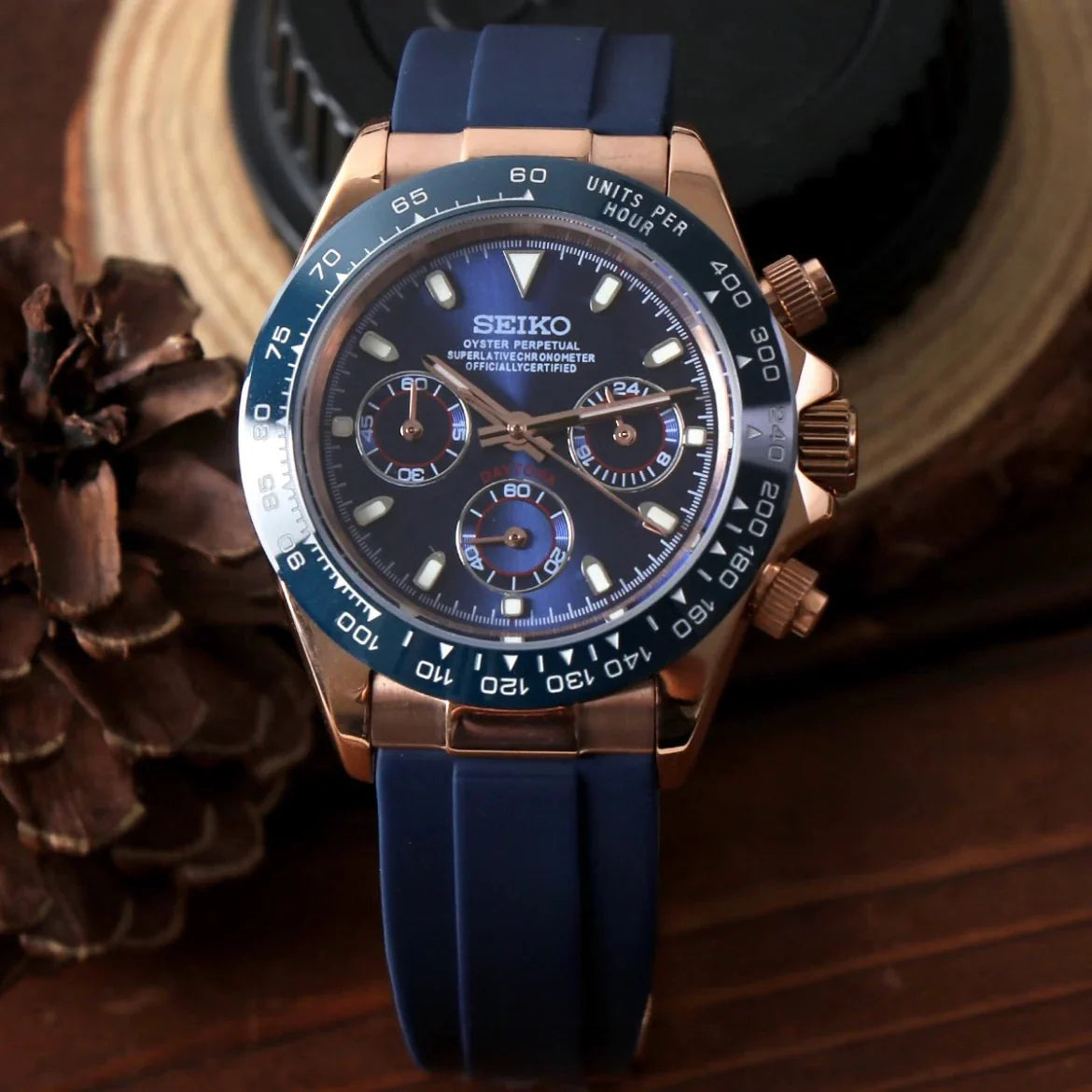 Daytona Seiko Custom Mod
 |  Royal  Blue