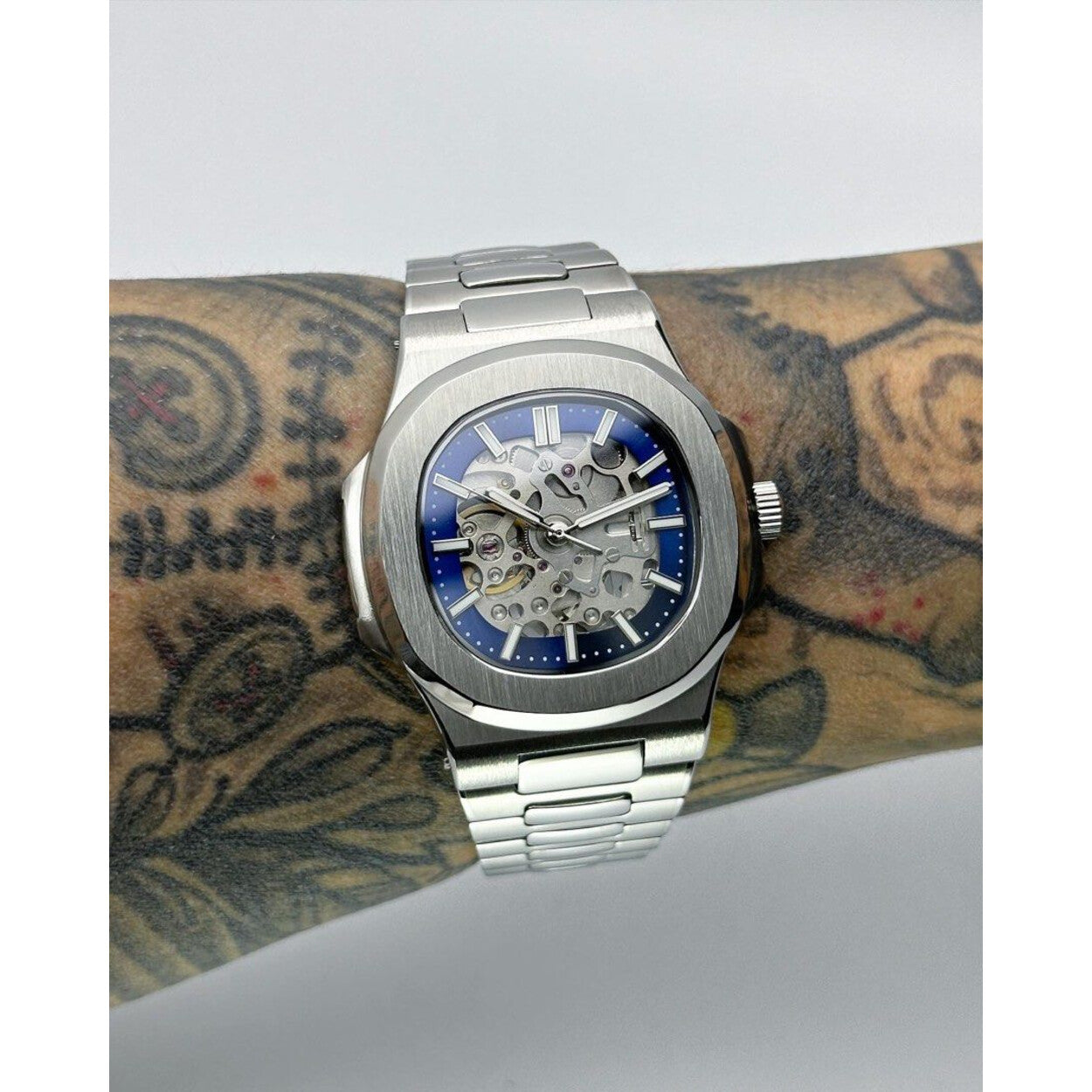 Seiko  "Nautilus Skeleton" Blue Edition