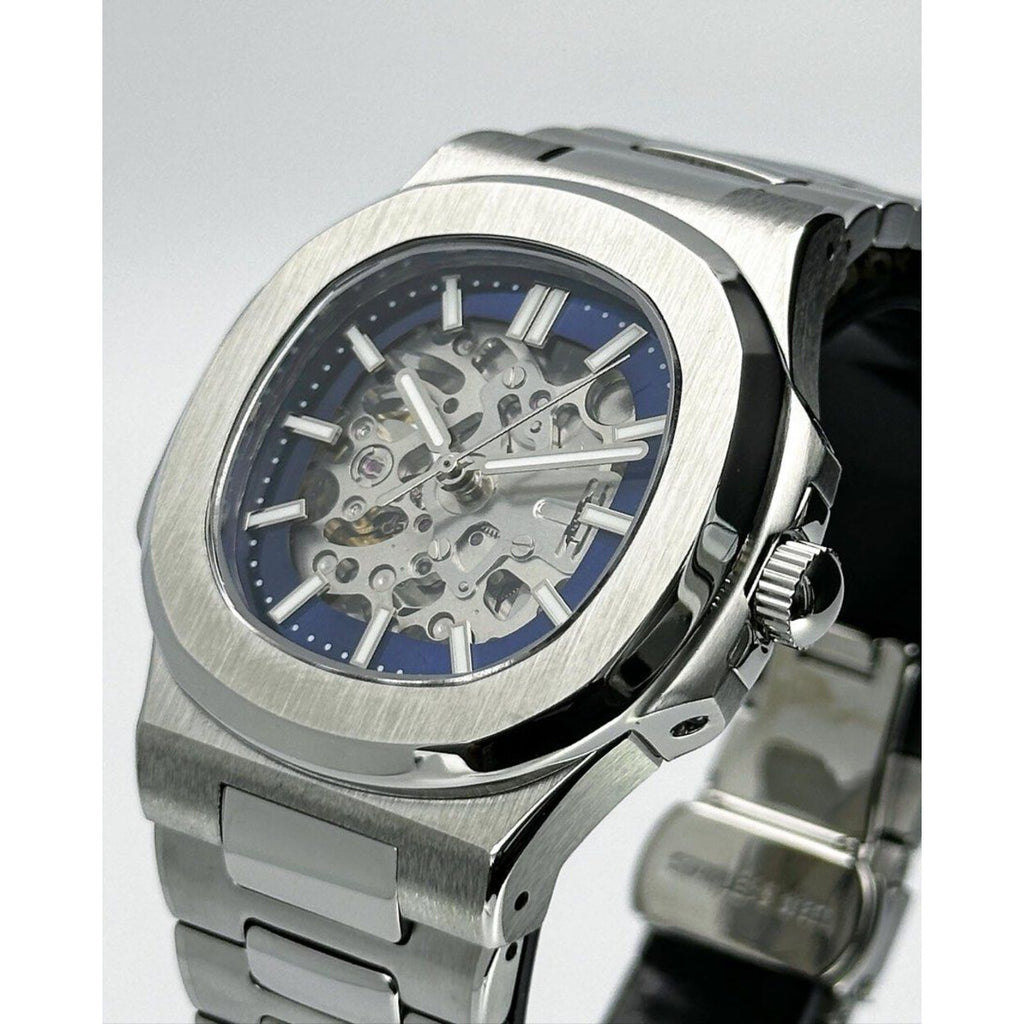 Seiko  "Nautilus Skeleton" Blue Edition