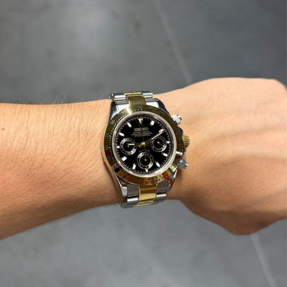 Seiko "Daytona" Two-Tone Gold & Black Edition