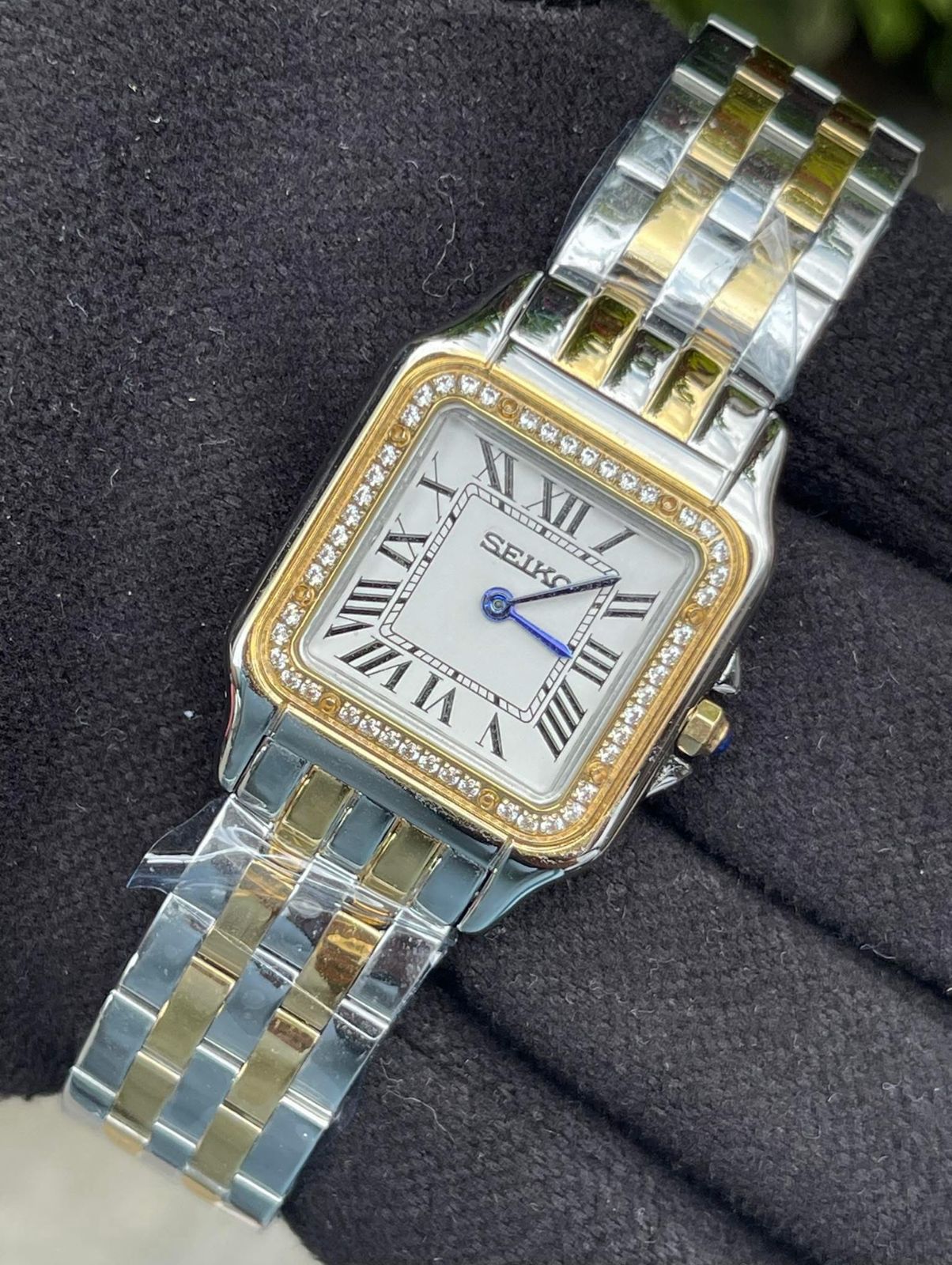 Seiko Two-Tone Diamond Watch