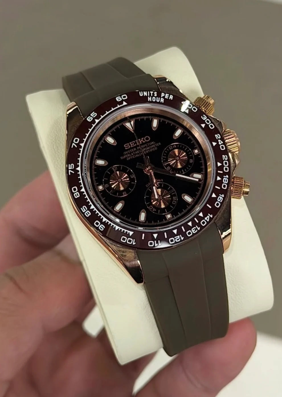 Seiko Daytona - "Caramel Mocha Brown" Edition