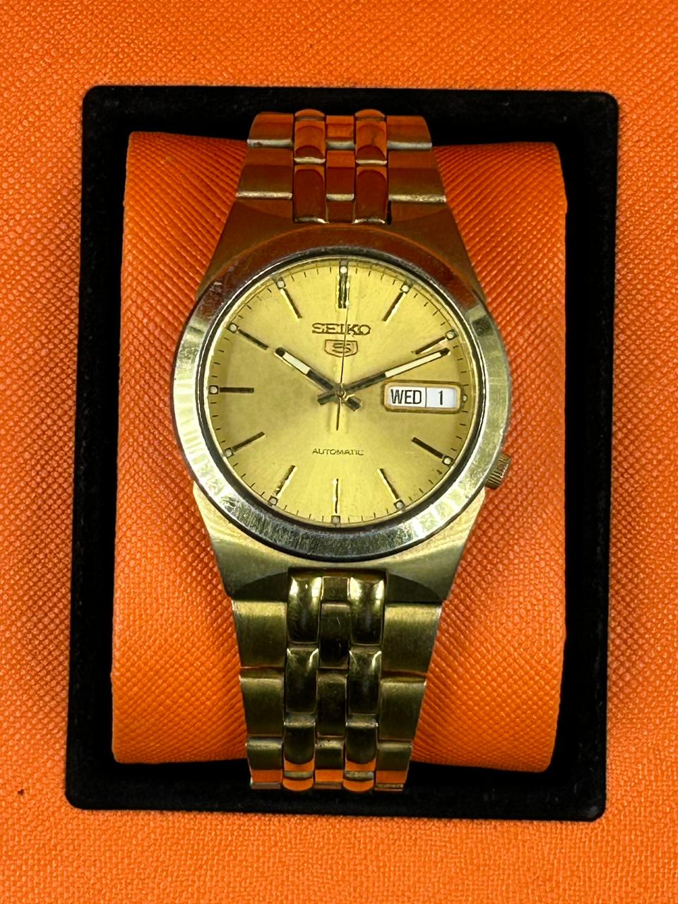 Seiko Vintage Day-Date Gold Watch