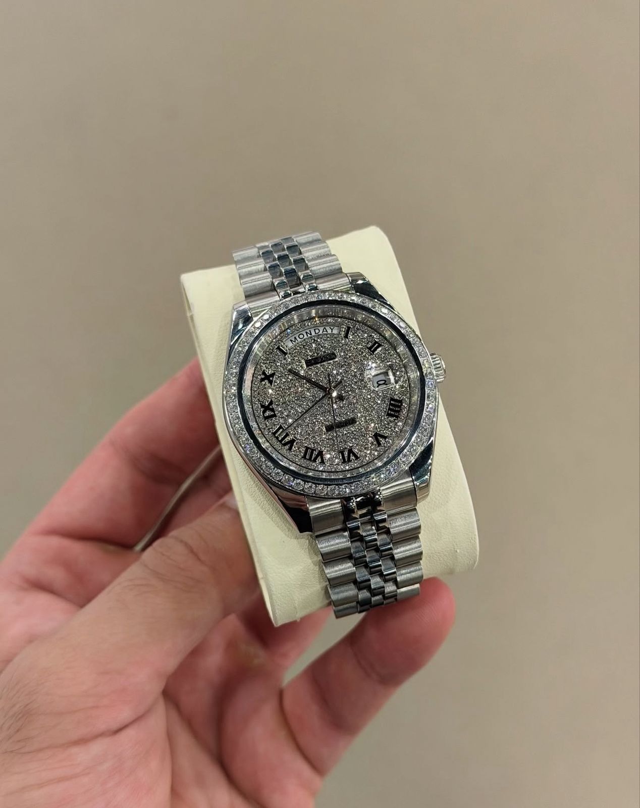 Seiko "President" Day-Date Iced-Out Edition