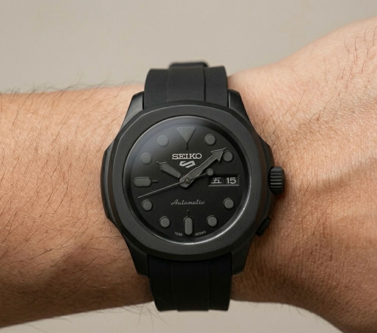Seiko Black Stealth Watch