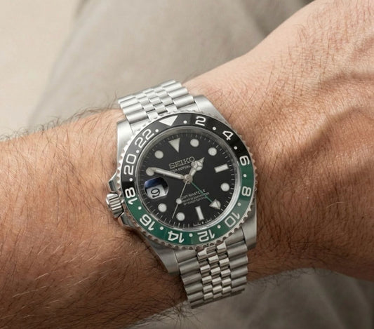 Seiko GMT “Sprite” Right-Hand Watch