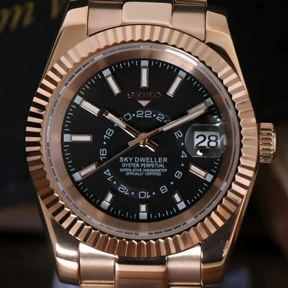 Seiko Custom Mod | Sky Dweller Rose Gold